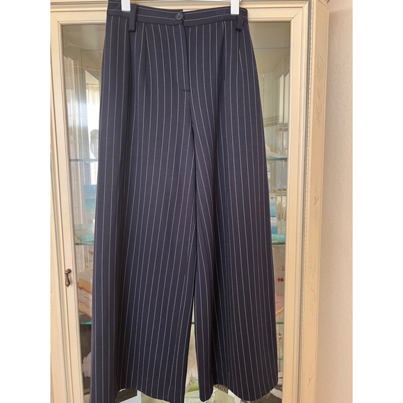 NWOT Women's Les Filles d'ailleurs Pants, M, Navy - Picture 4 of 5